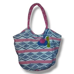 NWT rockpaperflower Zulu Navy Bucket Bag